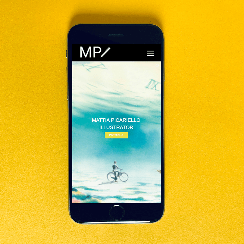 mobile sito picaillustrator.it